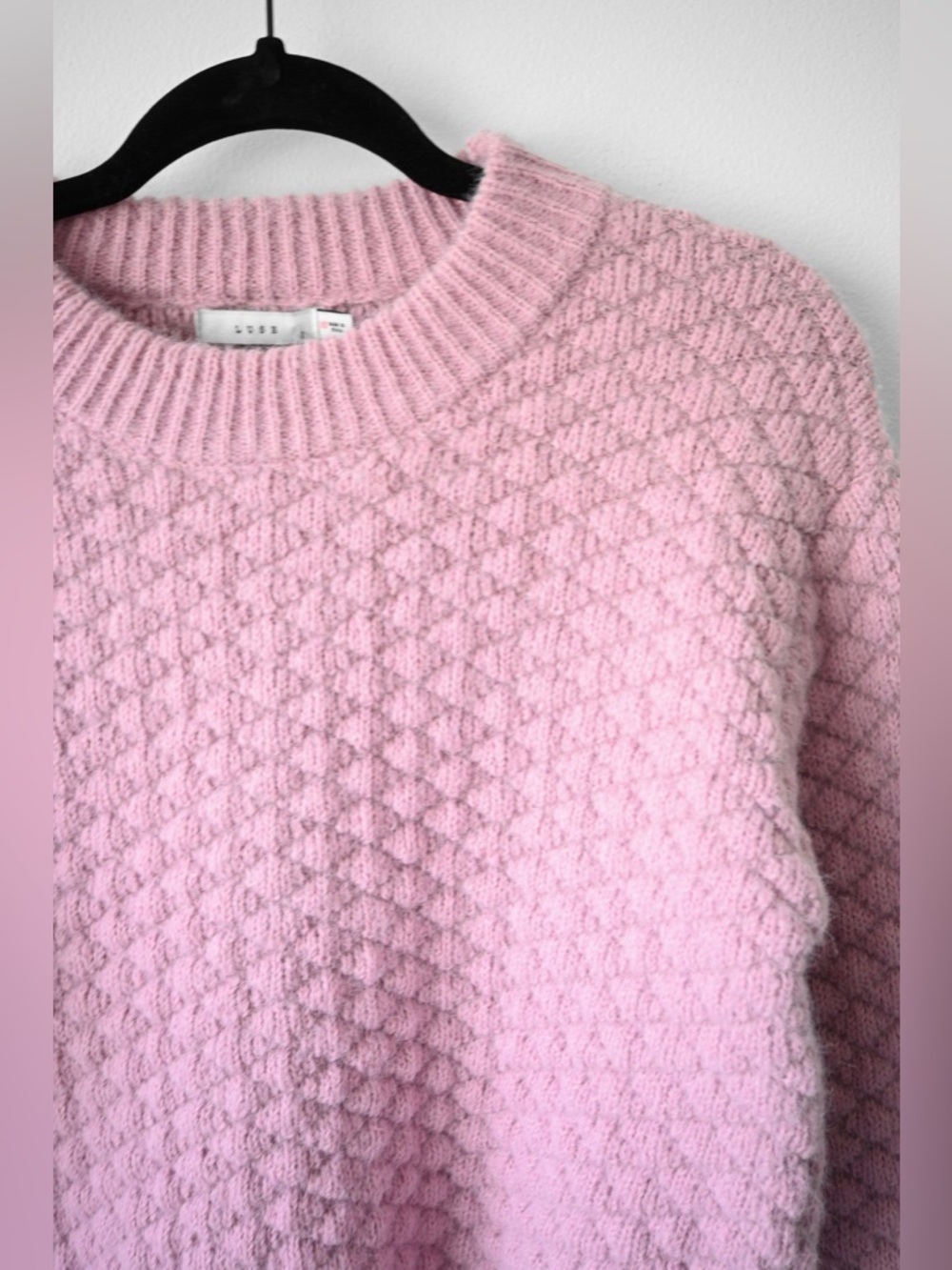 Lush Pink Sweater, New With Tags - Picture 2 of 6